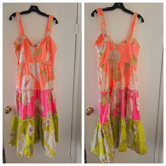 Farm Rio Neon Garden Mididress - Picture 8 of 8